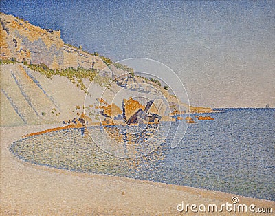 Cassis. Cap Canaille Opus 196, 1889, Paul Signac Stock Photo